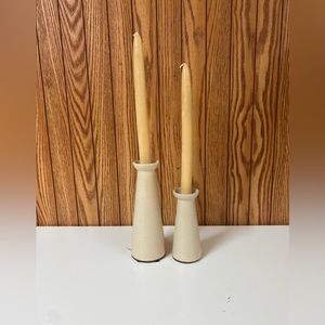 Threshold small ceramic candle holder